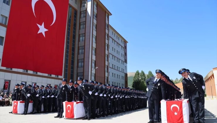 Trabzon, Rize ve Bayburt’ta 579 polis adayı mezun oldu
