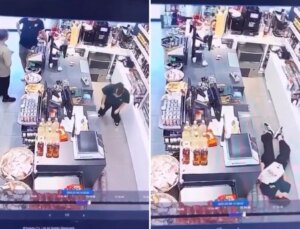 Bayıltan mesai! Zincir markette bir kasiyer fenalaşarak yere yığıldı