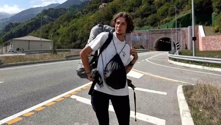 21 Yaşındaki Mahmut Çam, Zigana Tüneli’ni Yürüyerek Geçerek Rekor Kırdı