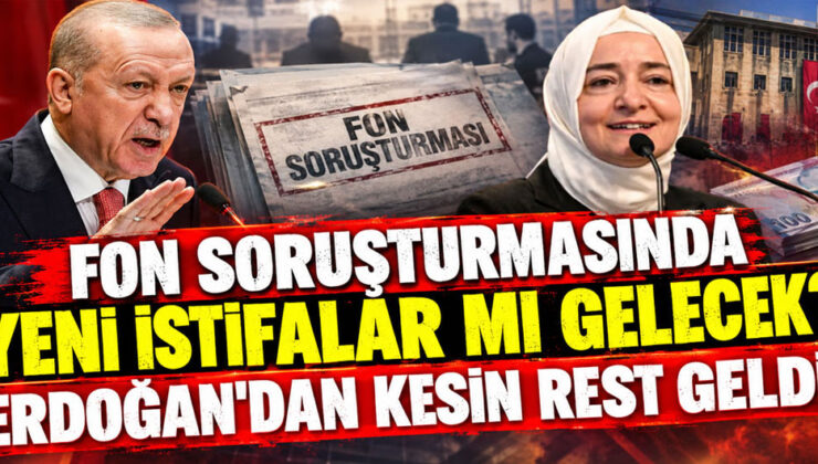 Fon soruşturmasında yeni istifalar mı gelecek? Erdoğan’dan kesin rest geldi