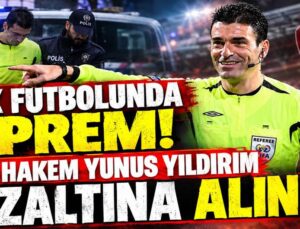 Türk futbolunda deprem! Eski hakem Yunus Yıldırım gözaltına alındı!