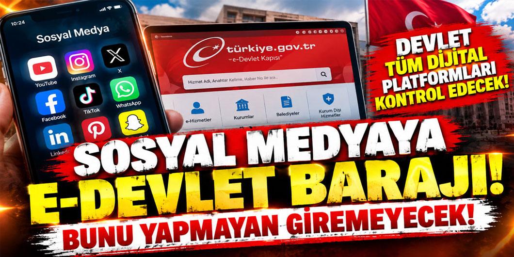 Sosyal medyaya e-devlet barajı! Bunu yapmayan giremeyecek