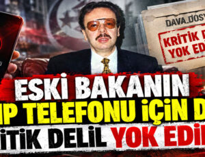 Eski Bakan Denizolgun’un kayıp telefonu için dava: Delil niteliğindeki cep telefonu yok edildi