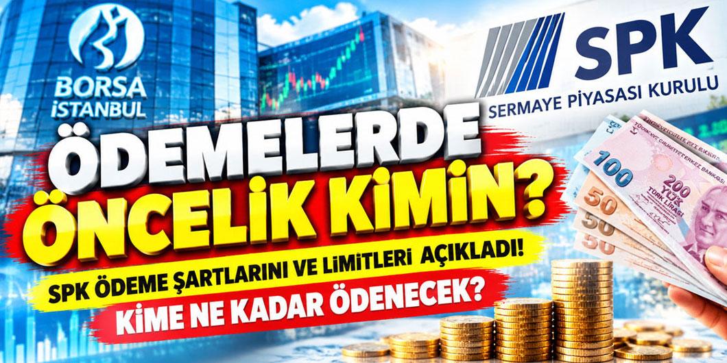 Ödemelerde öncelik kimin? SPK ödeme şartlarını ve limitleri açıkladı, kime ne kadar ödenecek?